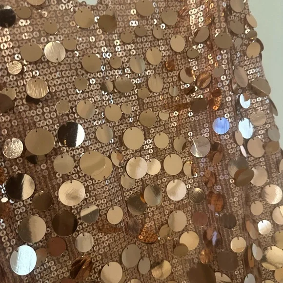 Ramy brook mini dress rose gold rina dress 2 nwt - Picture 10 of 13